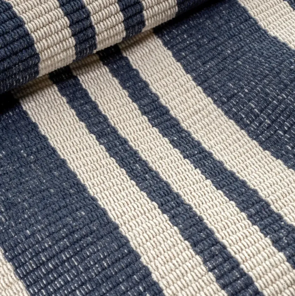 Irving Stripe Handwoven Cotton Rug