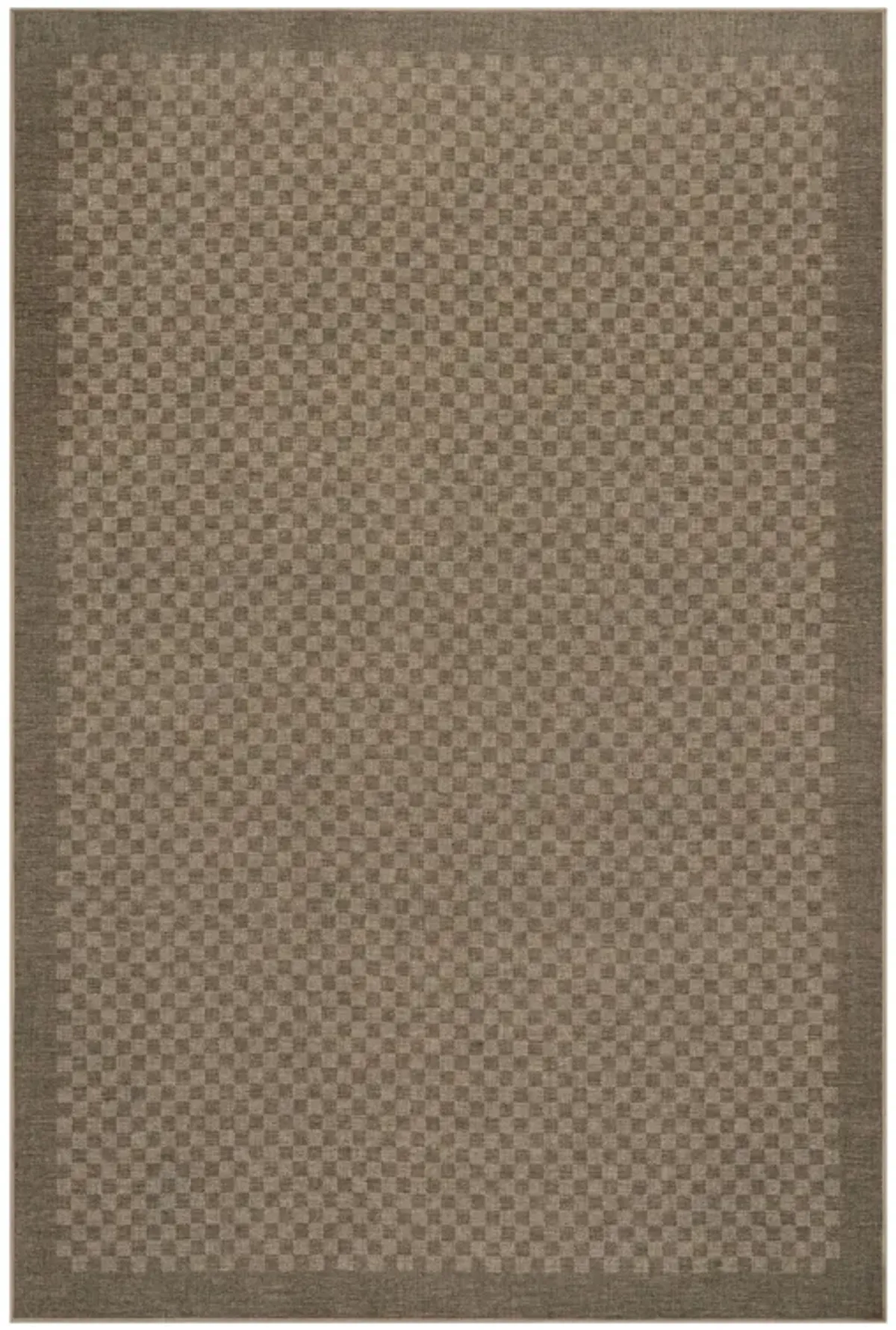 Watts Modern Checkered Washable Rug