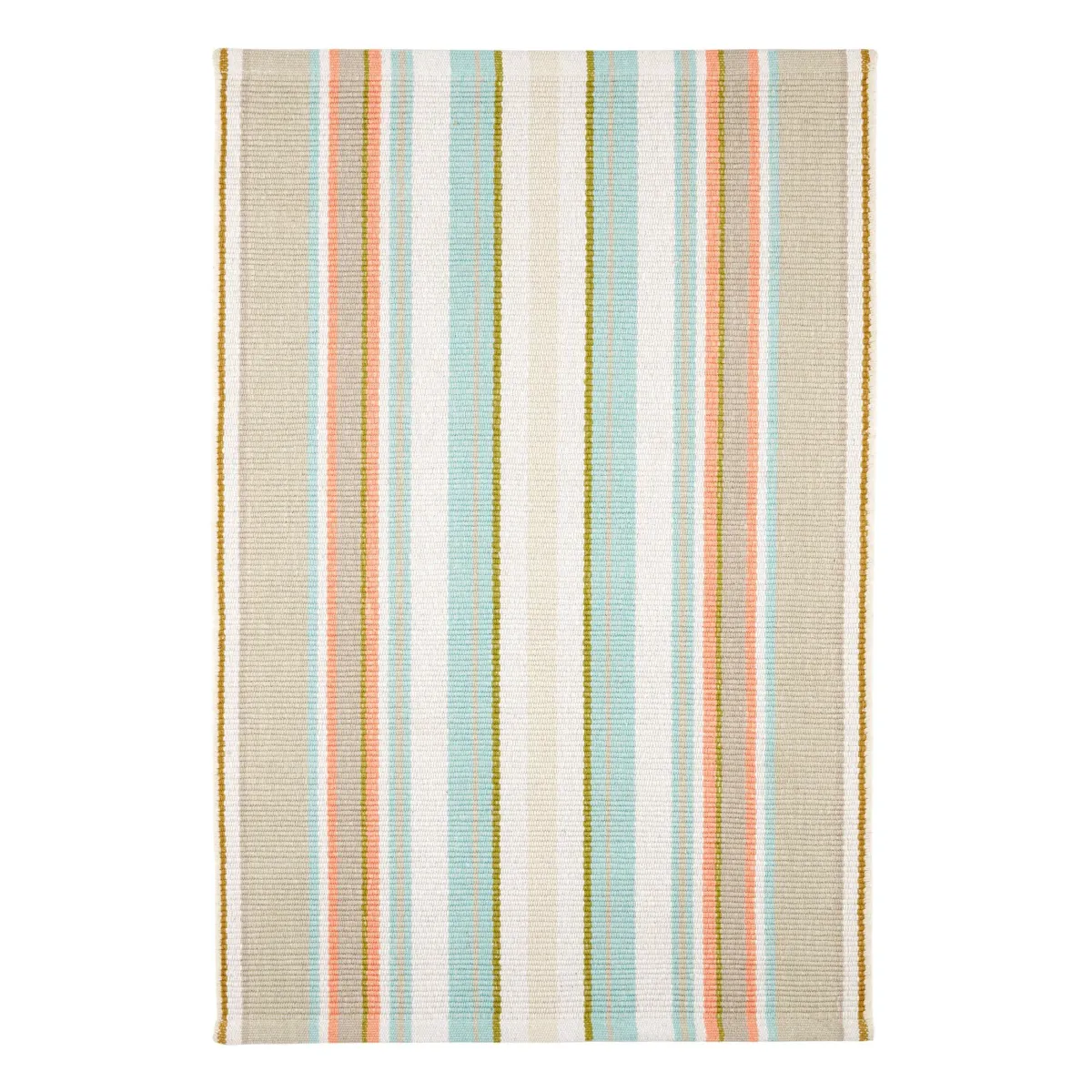 Daphne Stripe Handwoven Cotton Rug