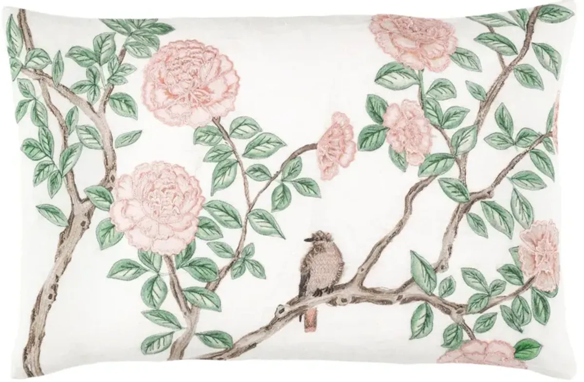 Jolie Embroidered Decorative Pillow Cover