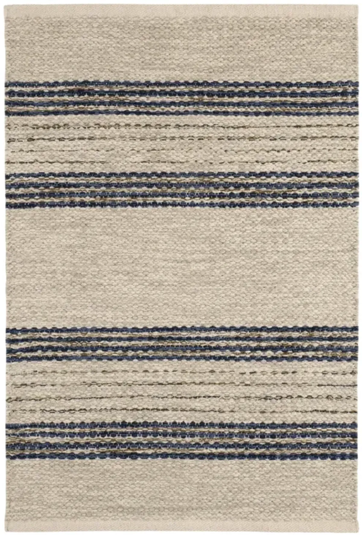 Cielo Stripe Handwoven Cotton Rug