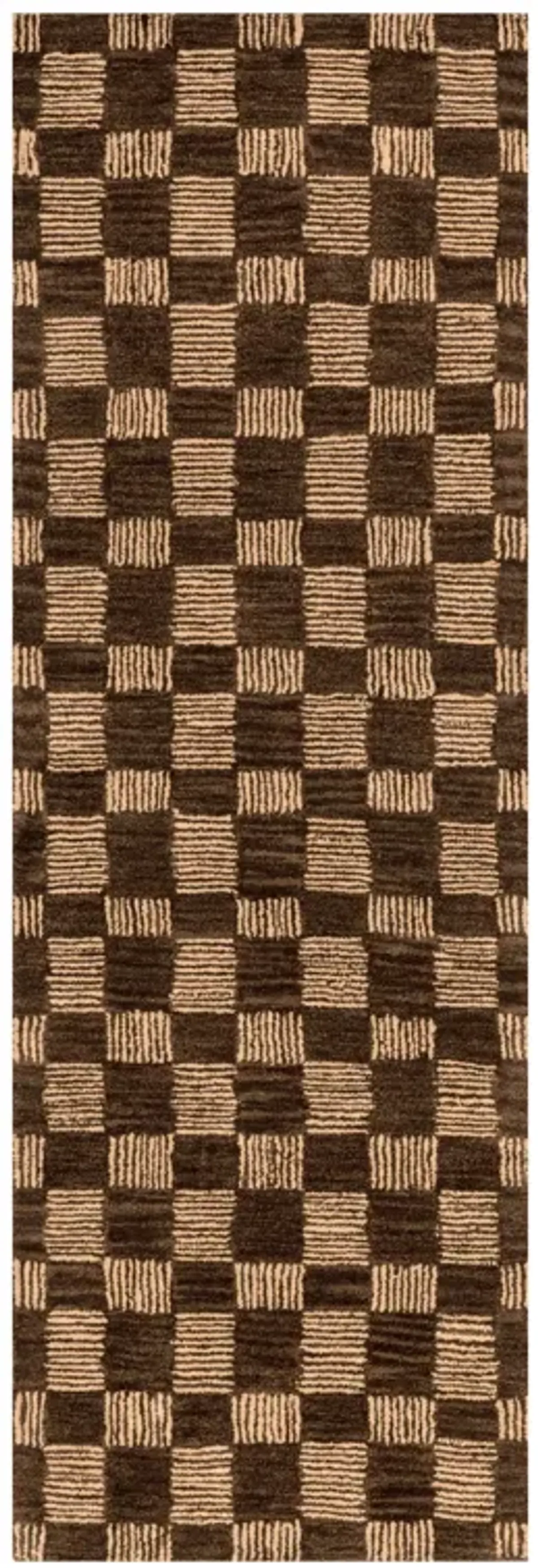 Cedar Checked Hand Tufted Wool Rug