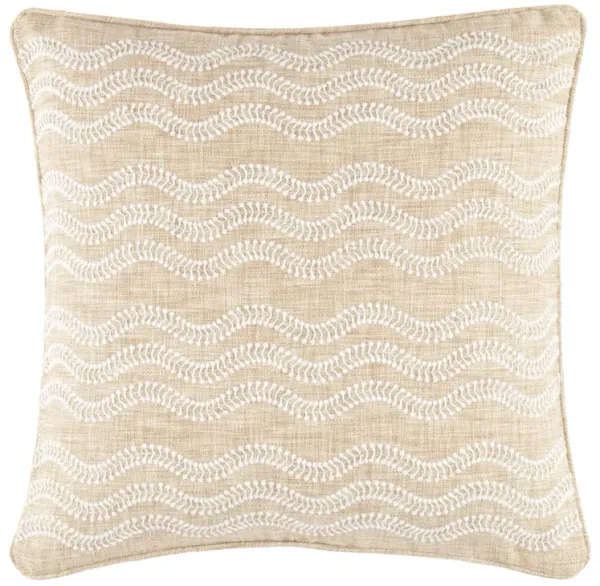 Scout Embroidered Indoor/Outdoor Decorative Pillow Cover