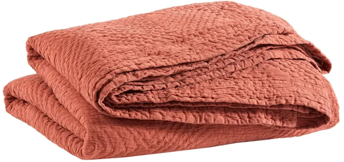 Kerala Spice Matelasse Coverlet
