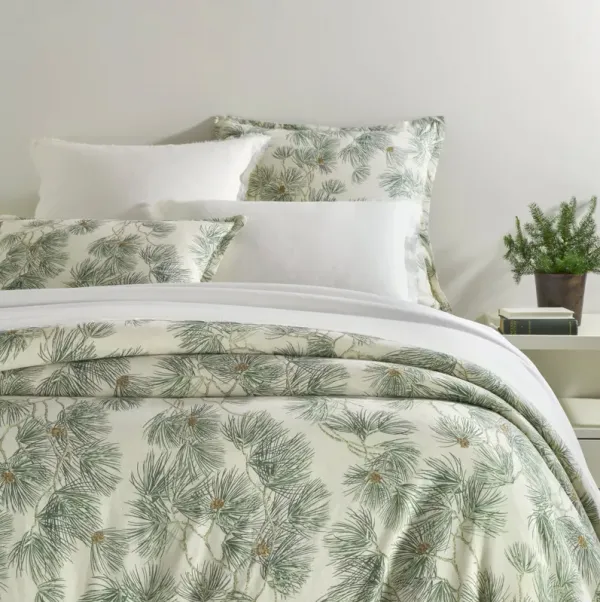 Vintage Pine Boughs Duvet Cover
