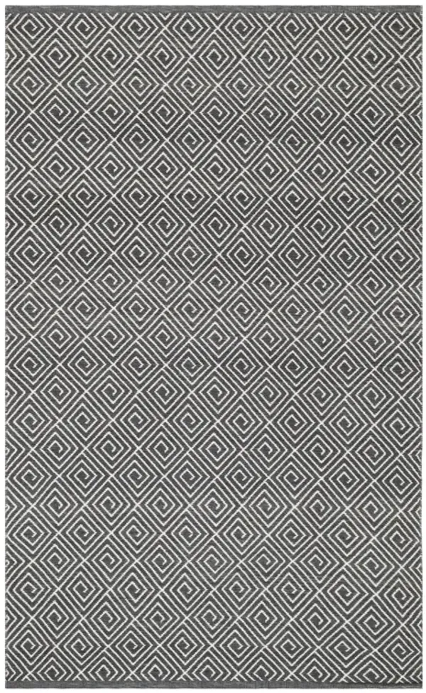 Geo Diamond Handwoven Wool Rug