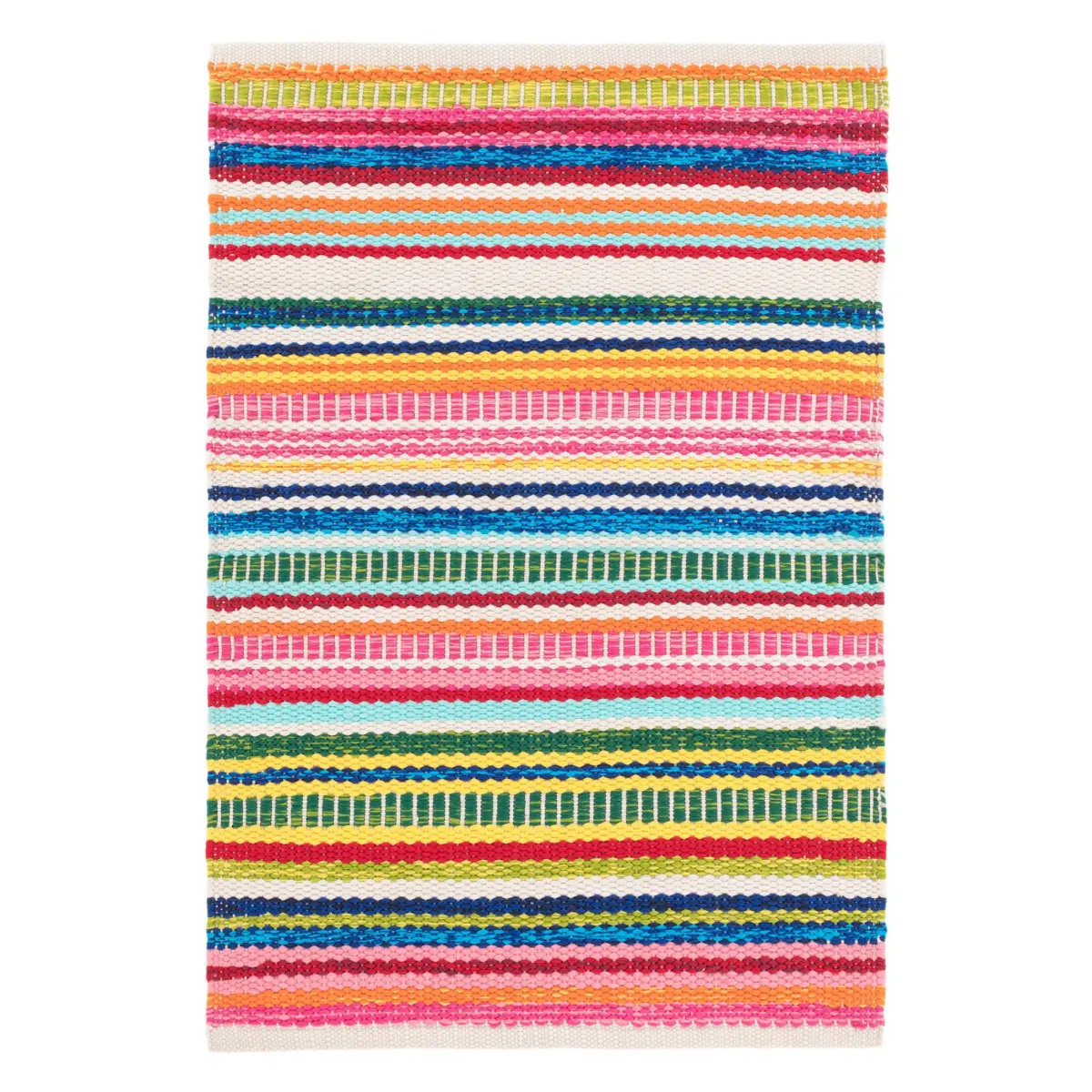 Bright Stripe Handwoven Indoor/Outdoor Rug