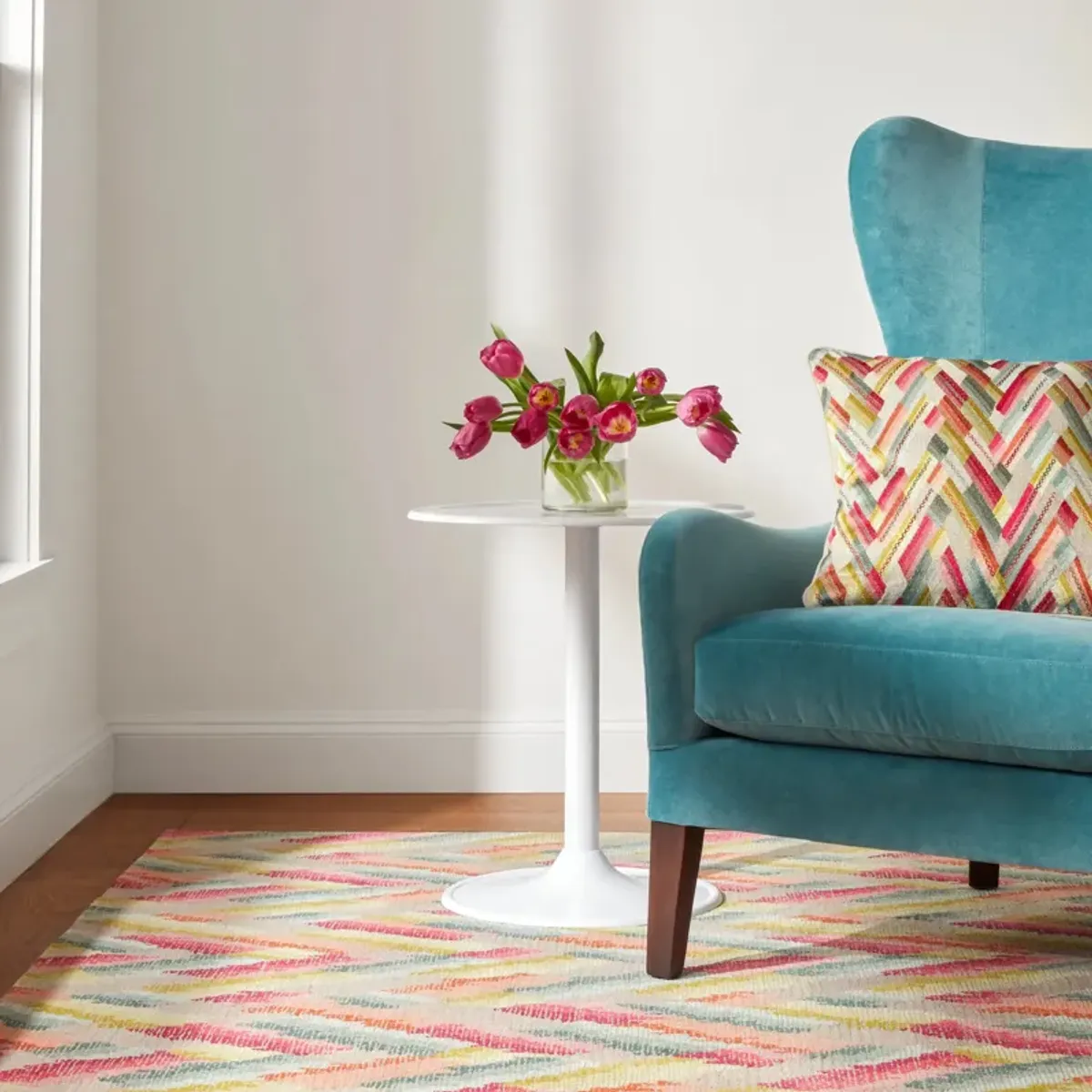 Azura Embroidered Decorative Pillow Cover