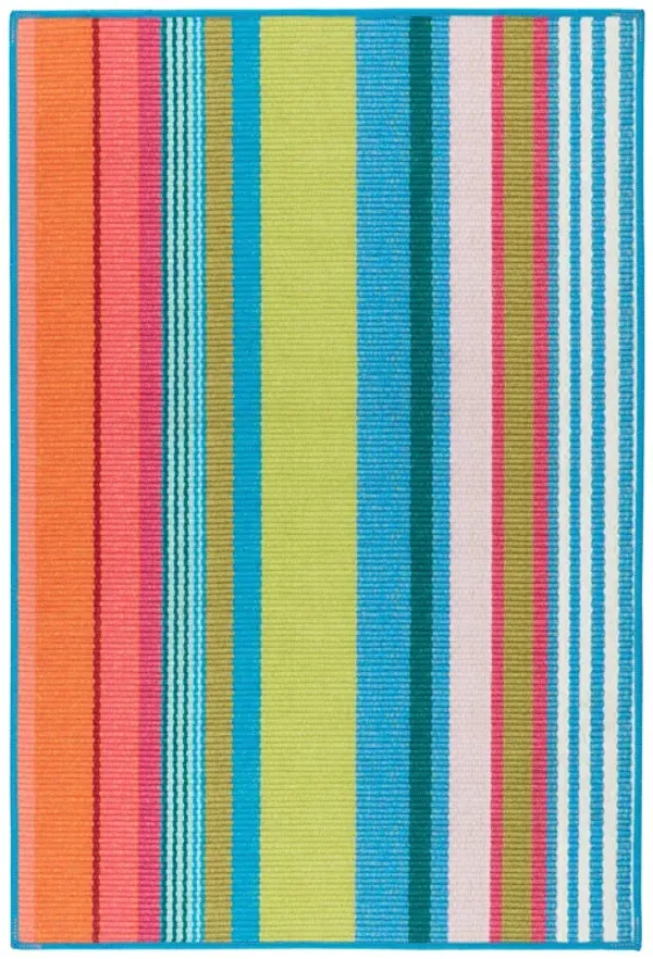 Mellie Stripe Machine Washable Rug