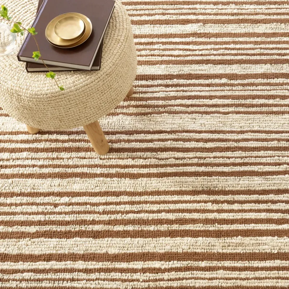 Calder Stripe Handwoven Jute Rug