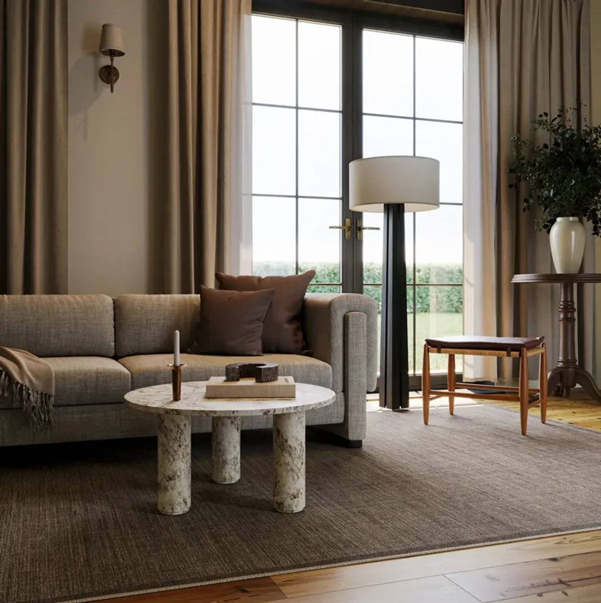 Palmer Solid Washable Rug by Nate Berkus