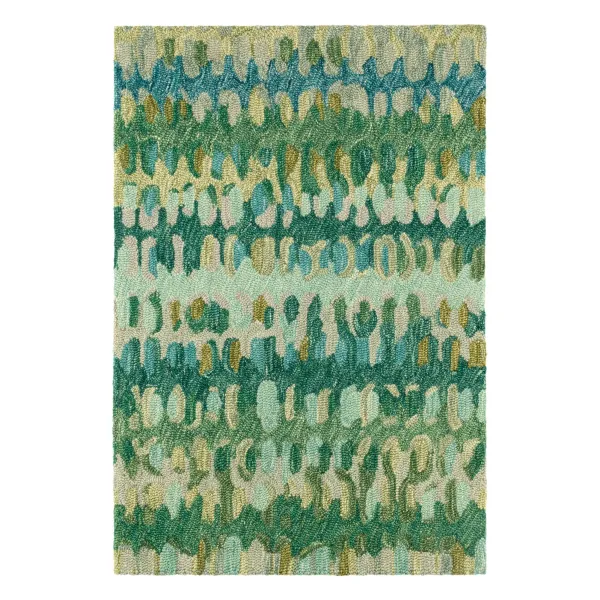 Paint Chip Hand Micro Hooked Wool Rug