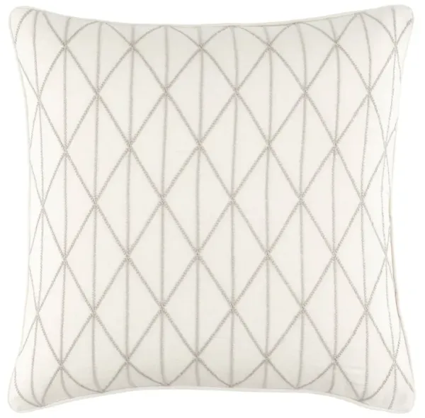 Adger Embroidered Decorative Pillow Cover