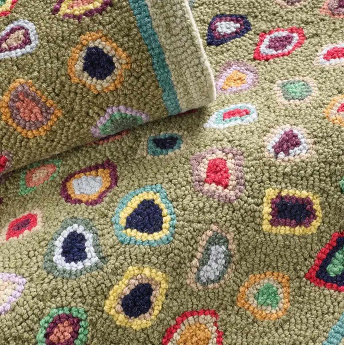 Cat's Paw Hand Micro Hooked Wool Rug