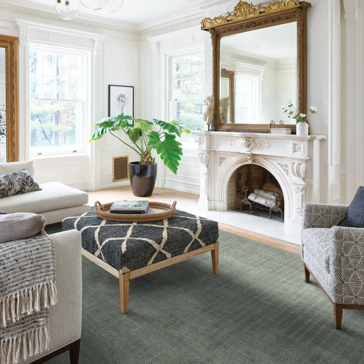 Mesa Stripe Hand Tufted Wool Rug