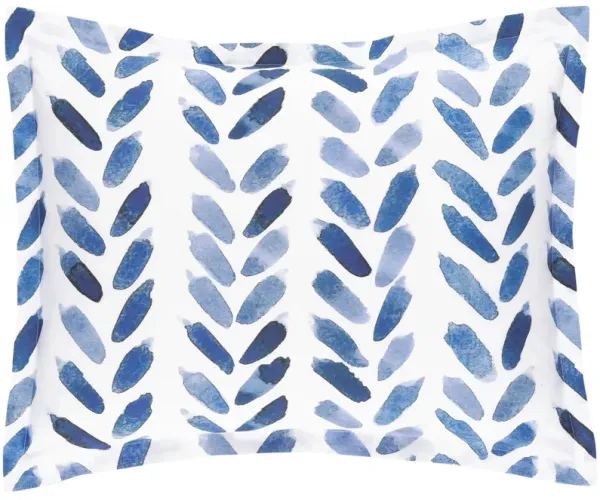 Blue Brush Sham