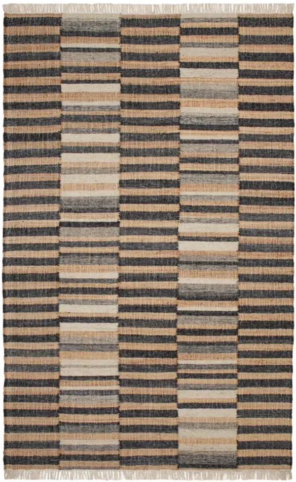 Ravel Stripe Handwoven Wool Rug
