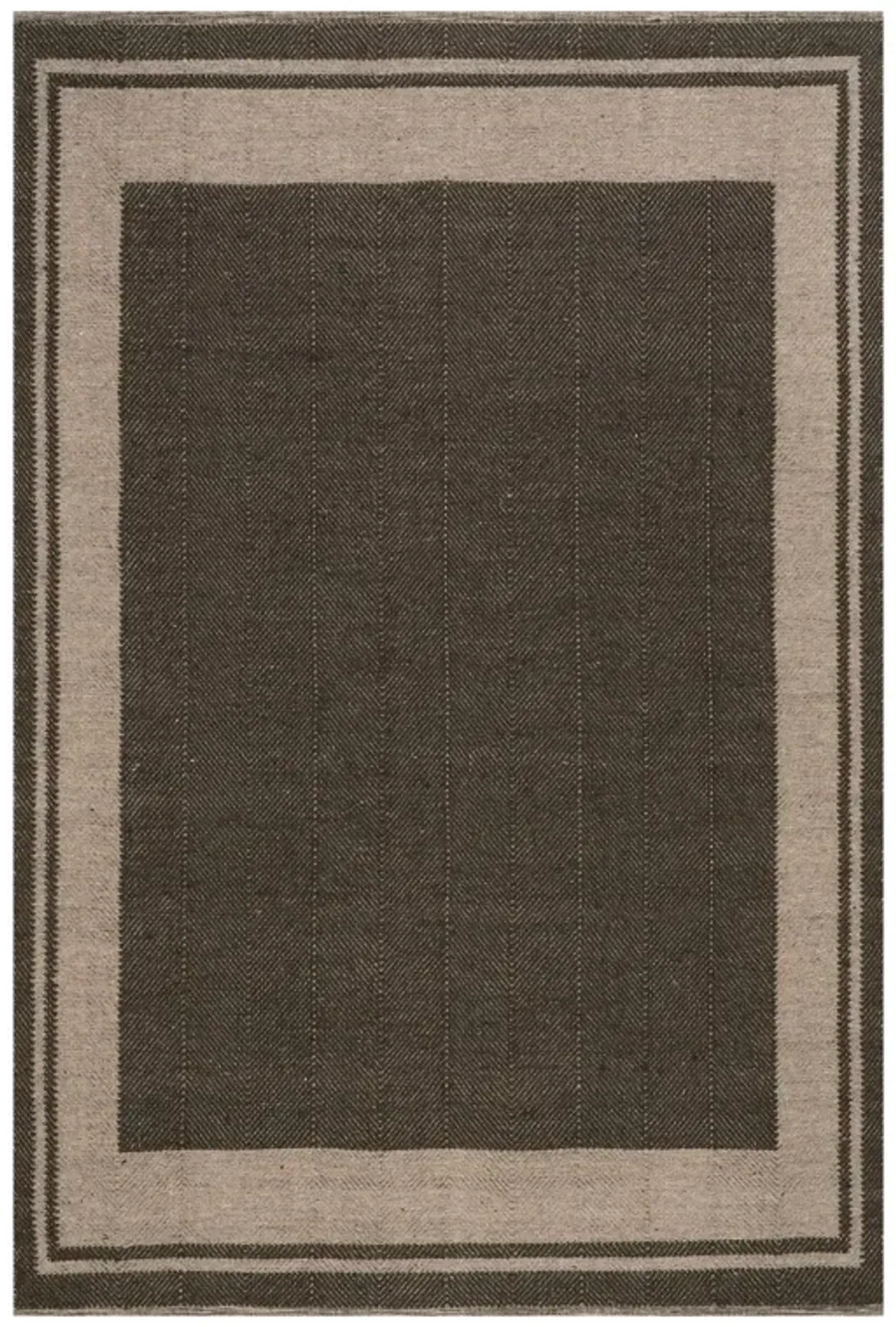 Canon Bordered Wool Rug by Nate Berkus