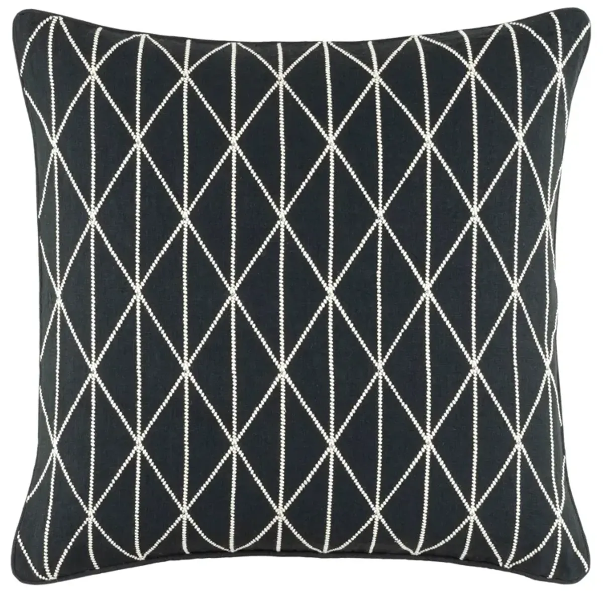 Adger Embroidered Decorative Pillow Cover