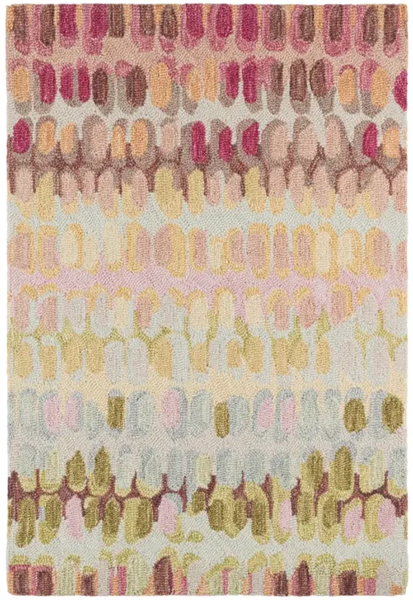 Paint Chip Hand Micro Hooked Wool Rug