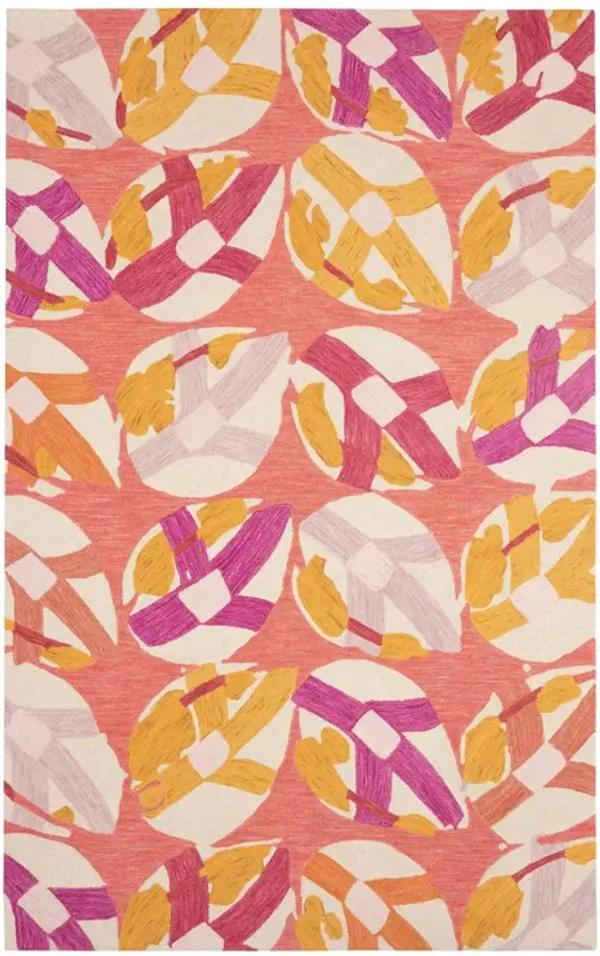 Lily Pad Hand Micro Hooked Wool Rug