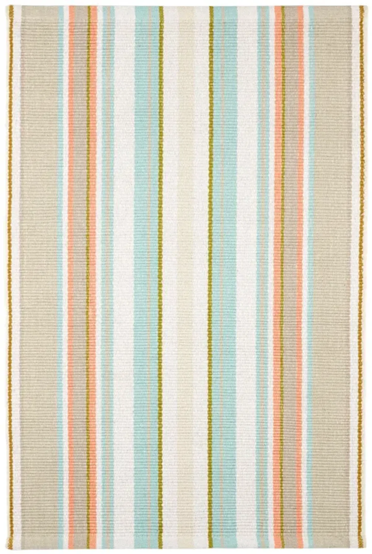 Daphne Stripe Handwoven Cotton Rug