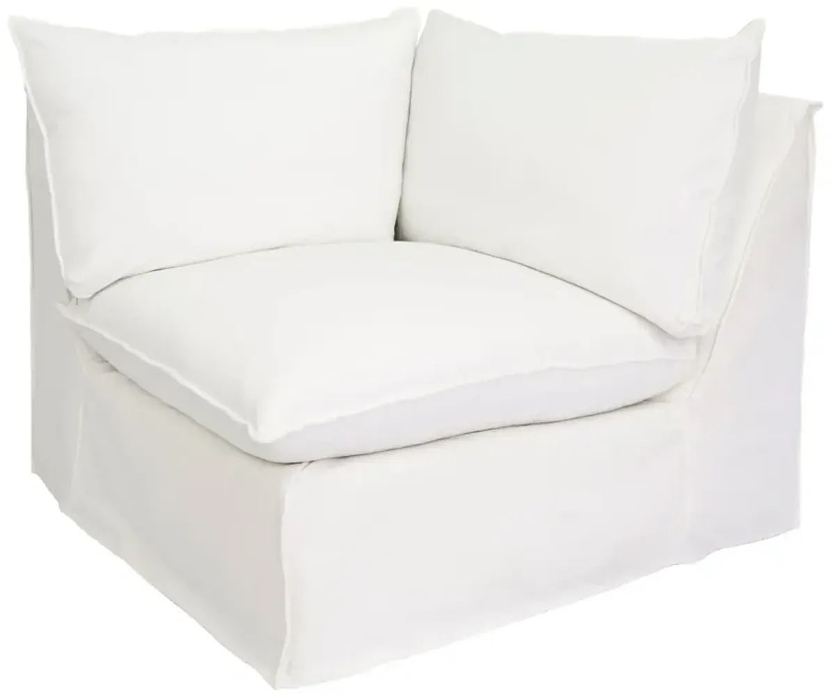 Hollingsworth Slipcovered Corner Chair