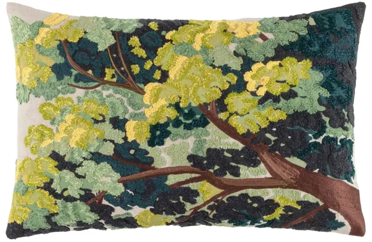 Terra Embroidered Decorative Pillow Cover