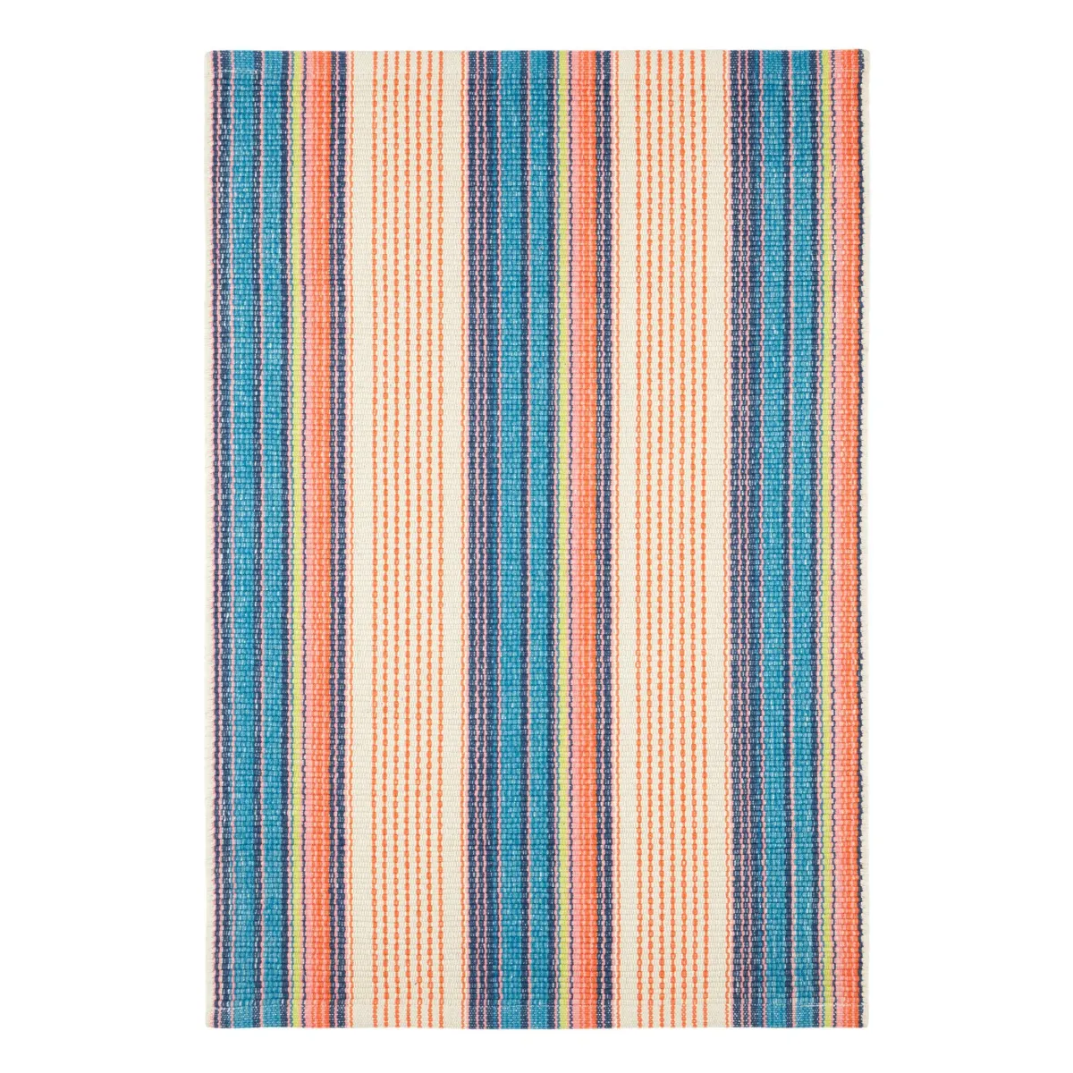 Sloane Stripe Handwoven Cotton Rug