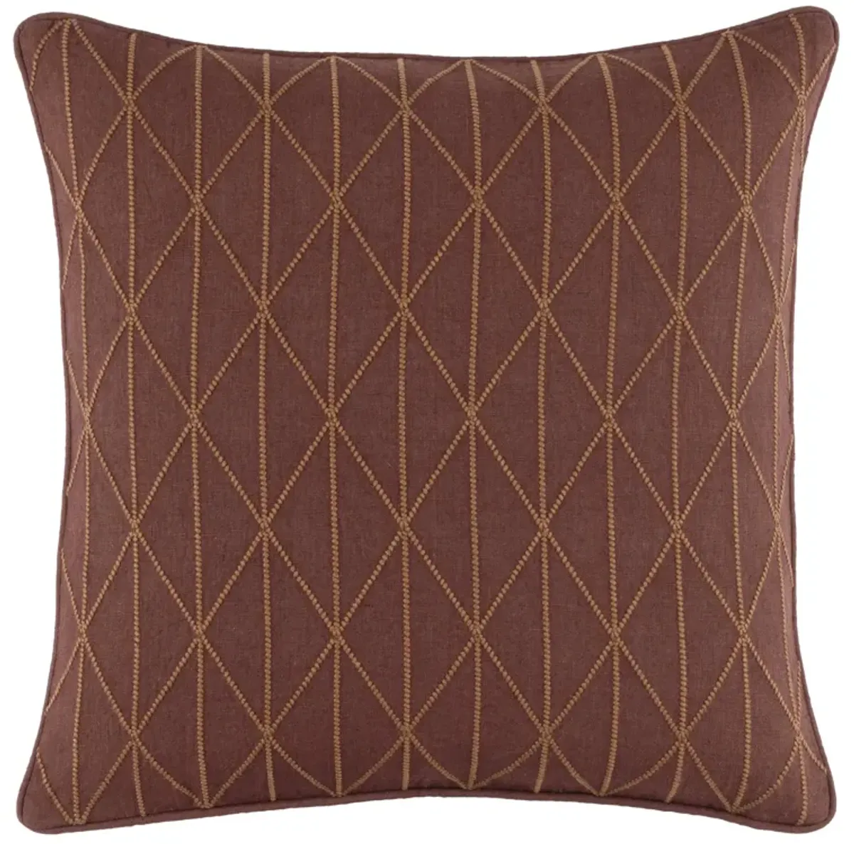 Adger Embroidered Decorative Pillow Cover