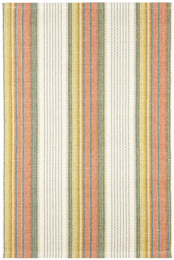 Sloane Stripe Handwoven Cotton Rug