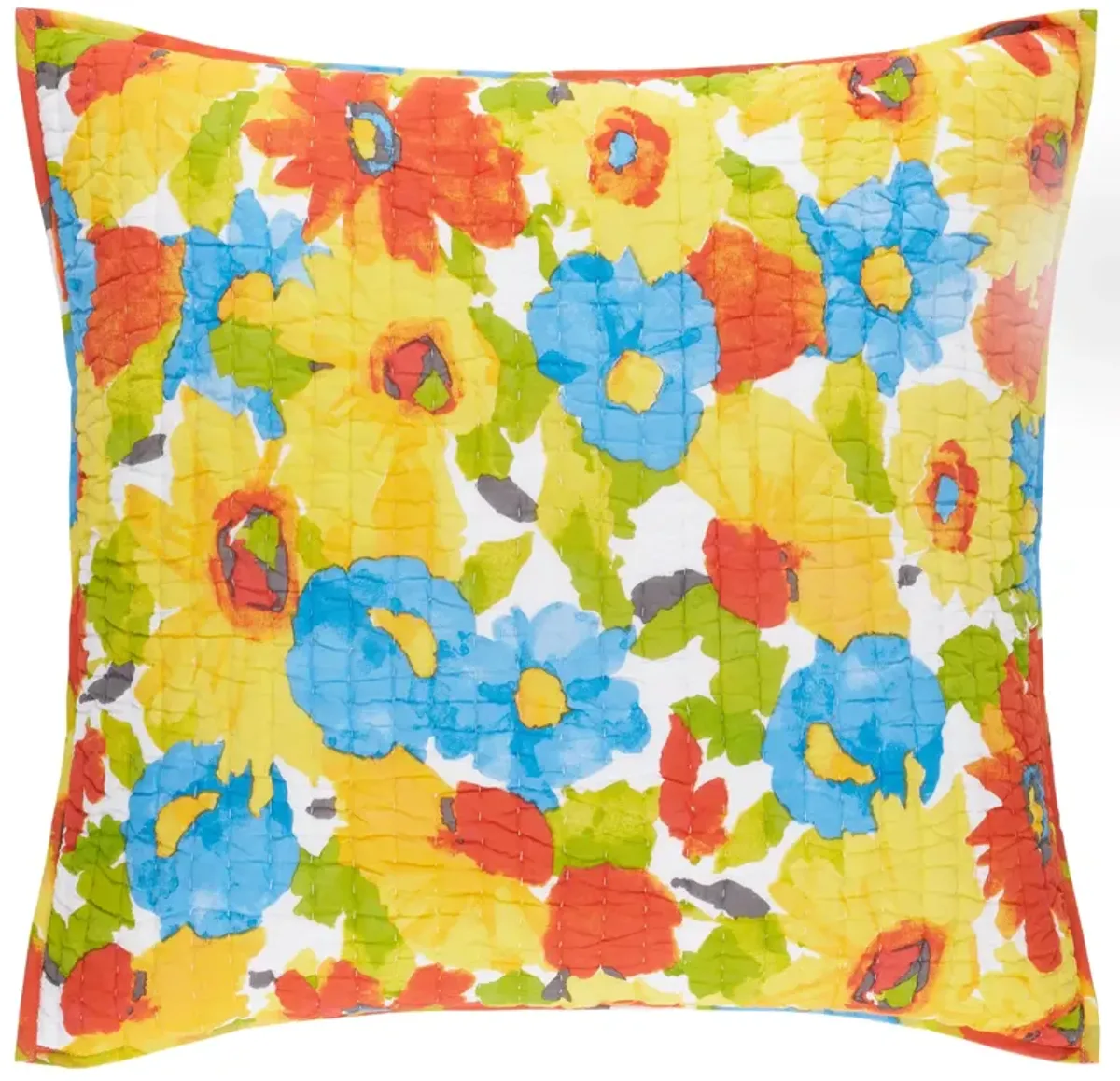 Floral Explosion Quilted Sham