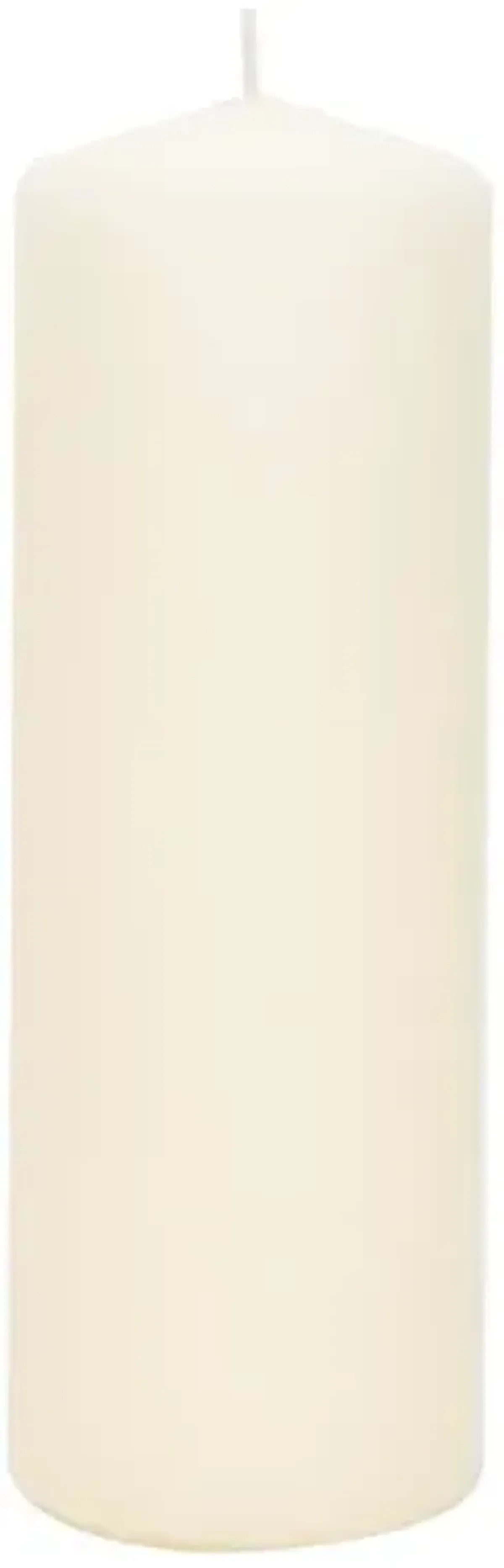 Ivory Unscented Overdip Pillar Candle, 8"