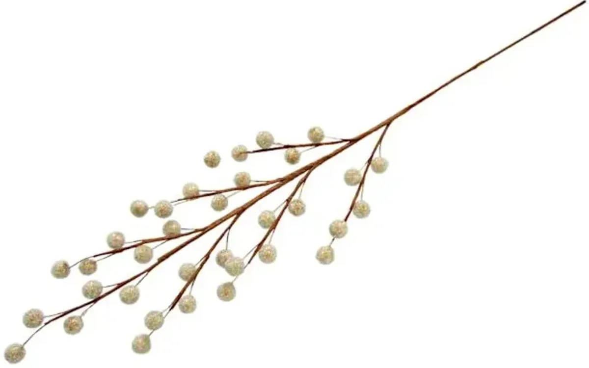 Set of 3 Sugar Gold Berry Sprays, 19"