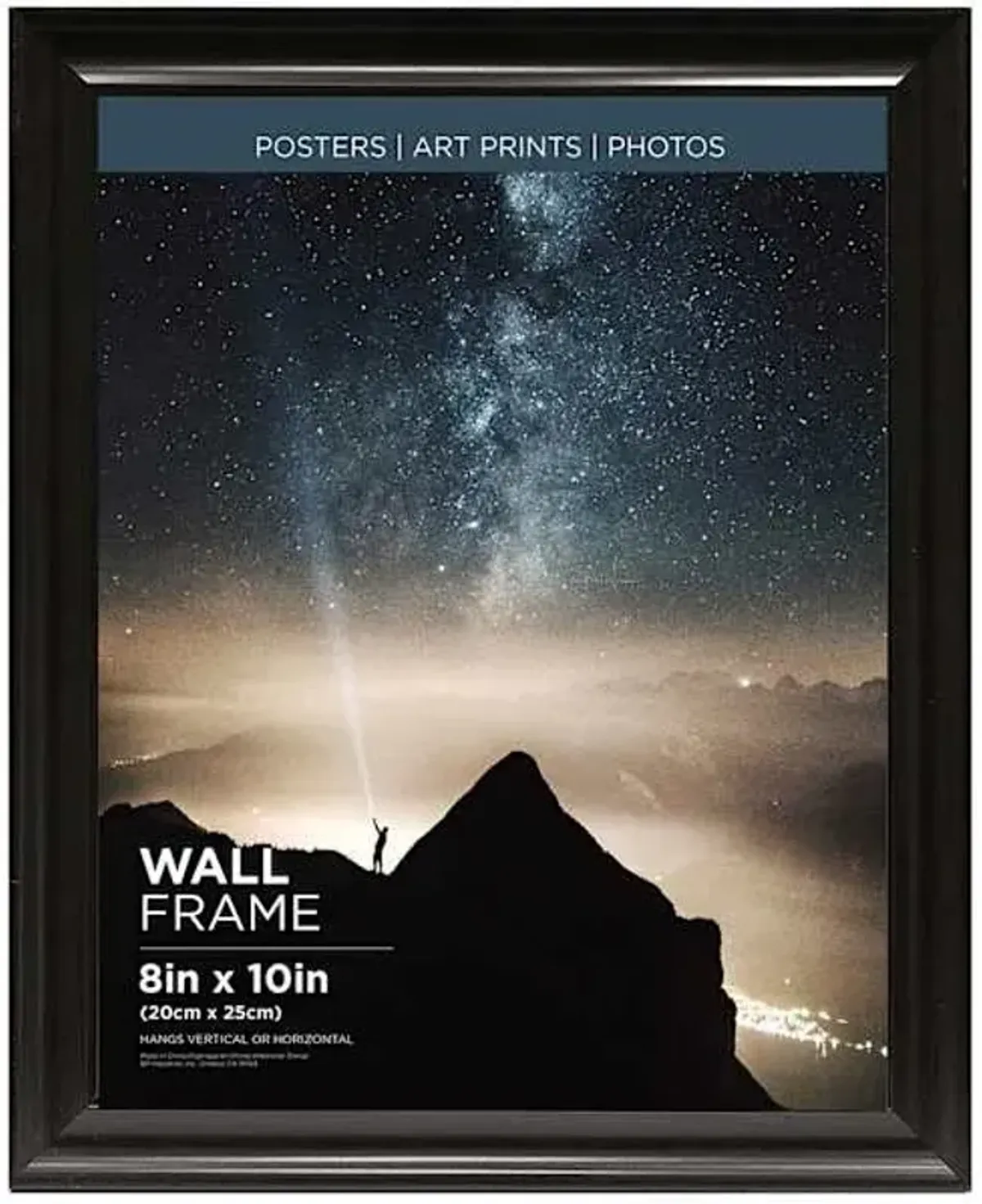 Sophia Black Poster Wall Frame, 8x10