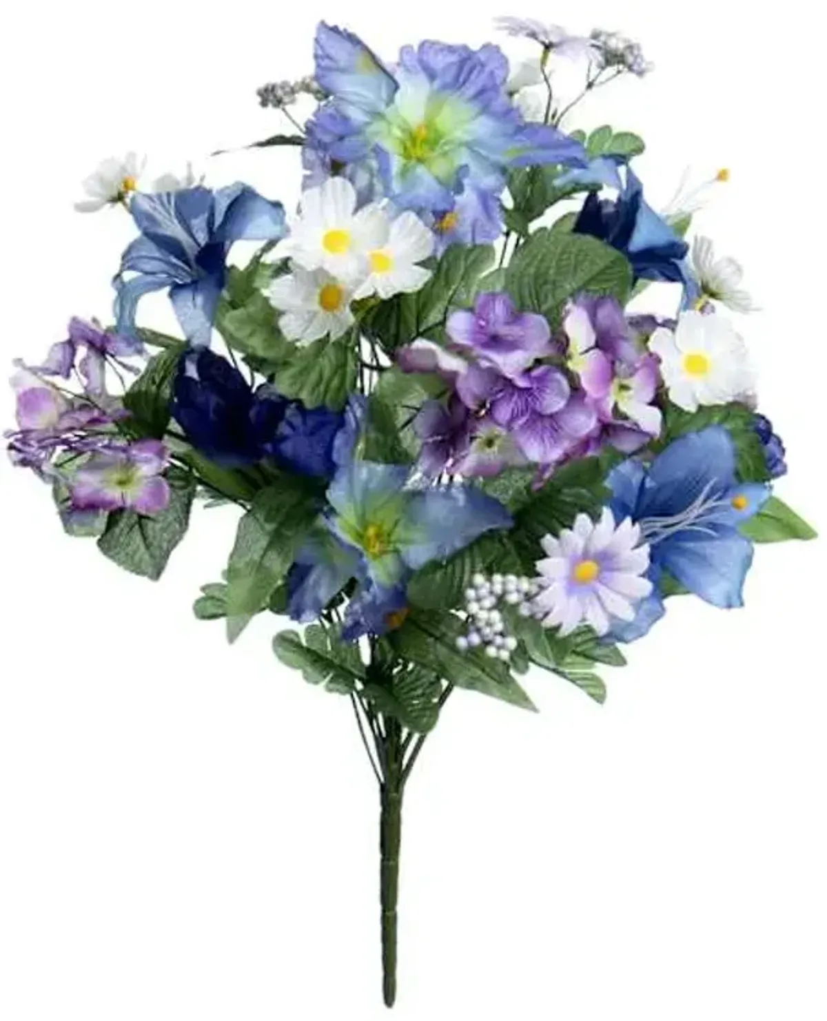 21-Head Iris & Hydrangea Mix Bush, 25"