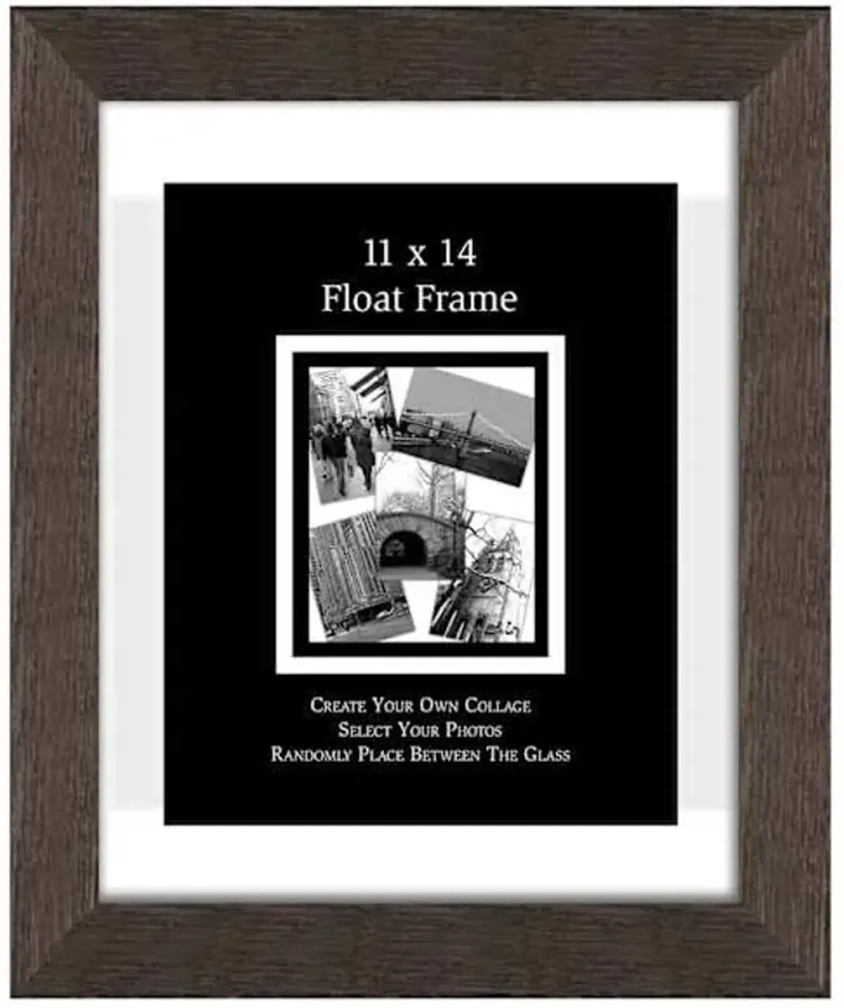 Grey Floating Wall Frame, 11x14