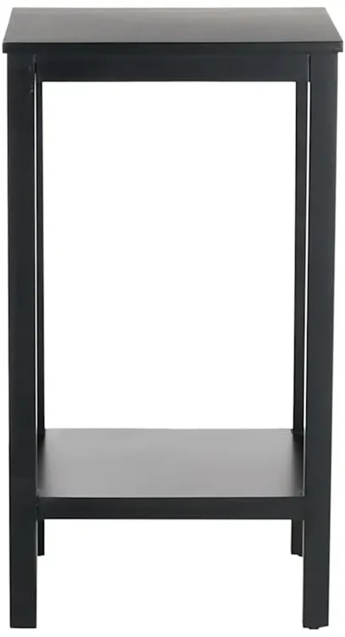 Pratt Black Square Accent Table, 25"