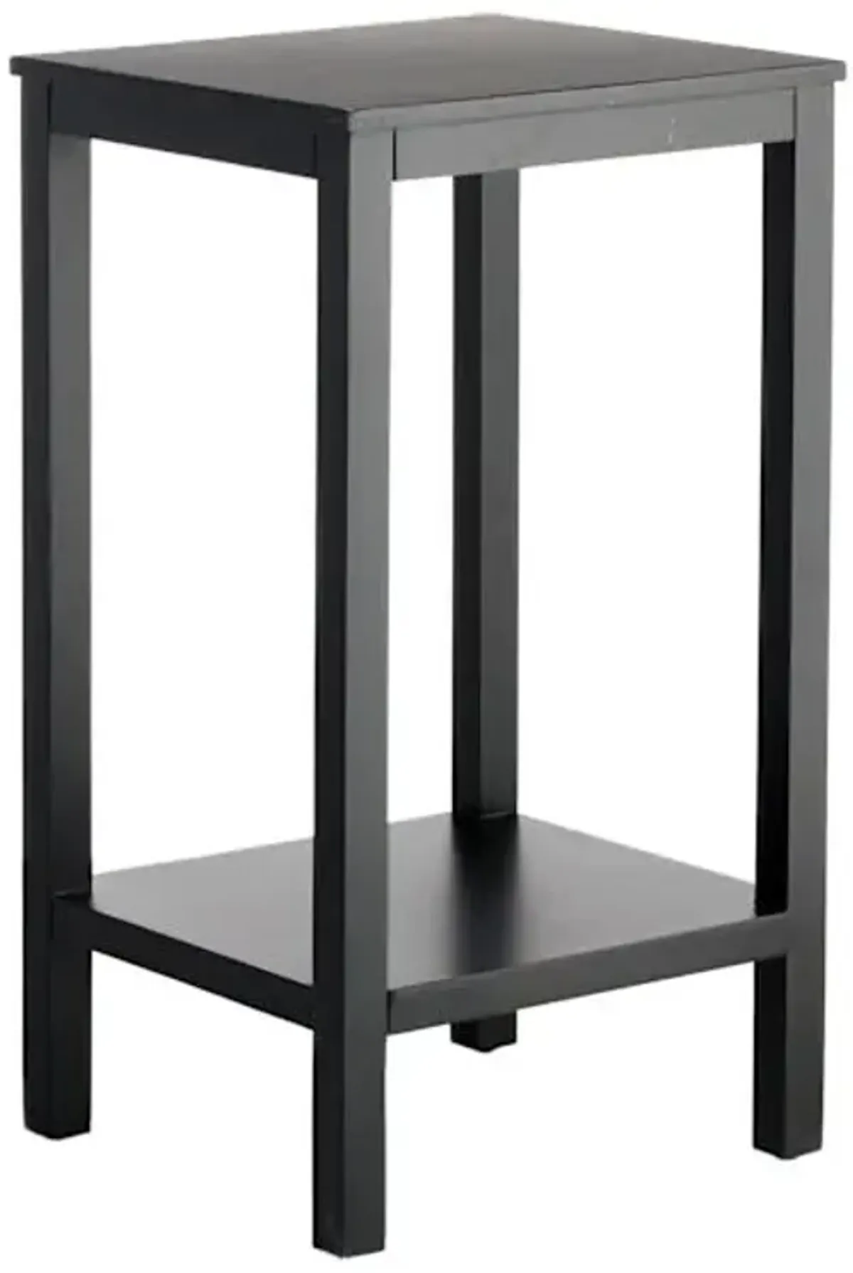 Pratt Black Square Accent Table, 25"