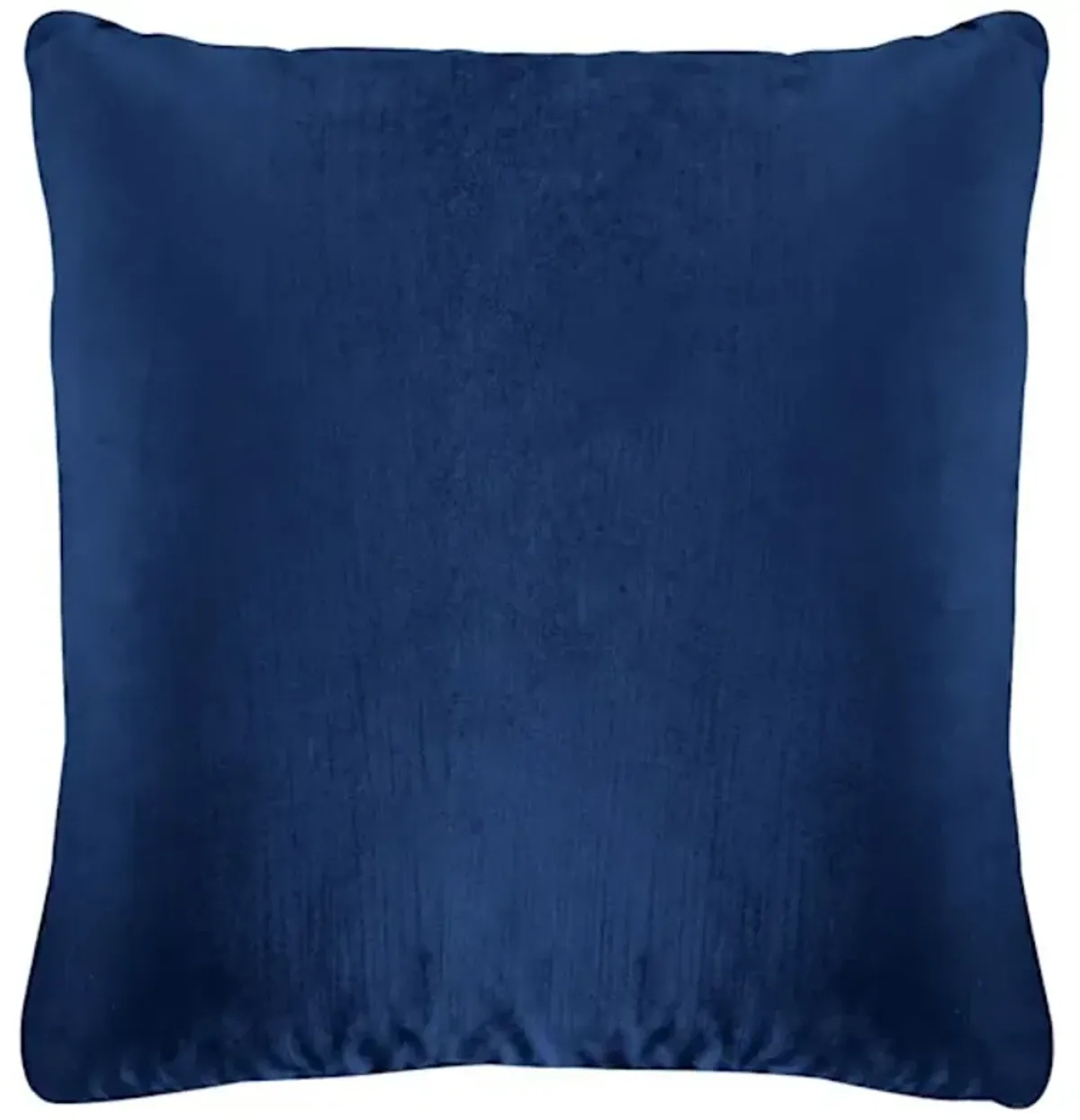 Gillmore Navy Blue Velvet Throw Pillow, 18"