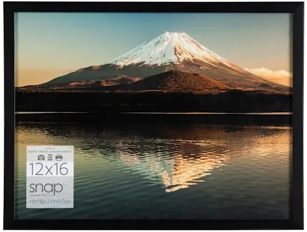 Black Linear Photo Frame, 12x16