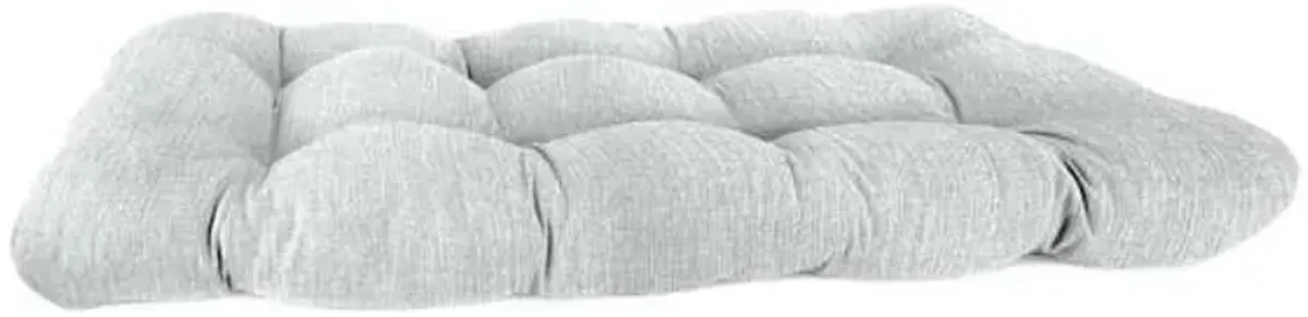 Tahiti Silver Outdoor Wicker Settee Cushion