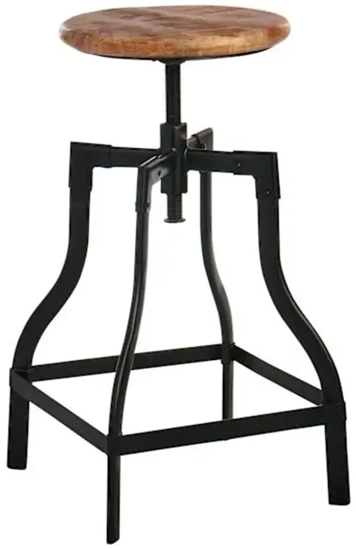 Honeybloom Waco Adjustable Backless Barstool