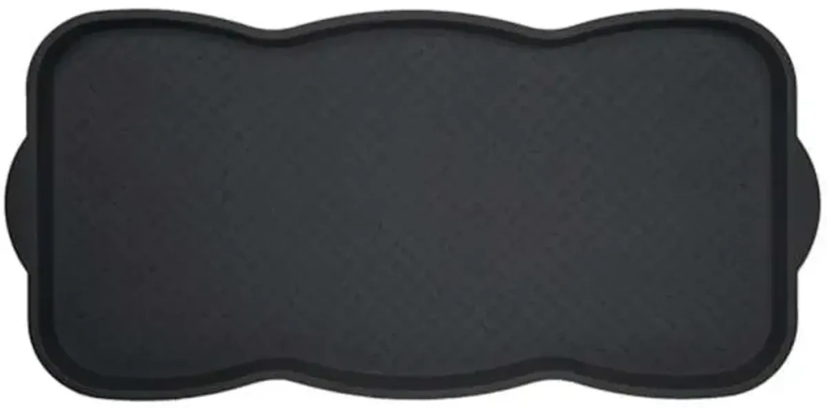 Onyx Black Boot Tray, 15x30