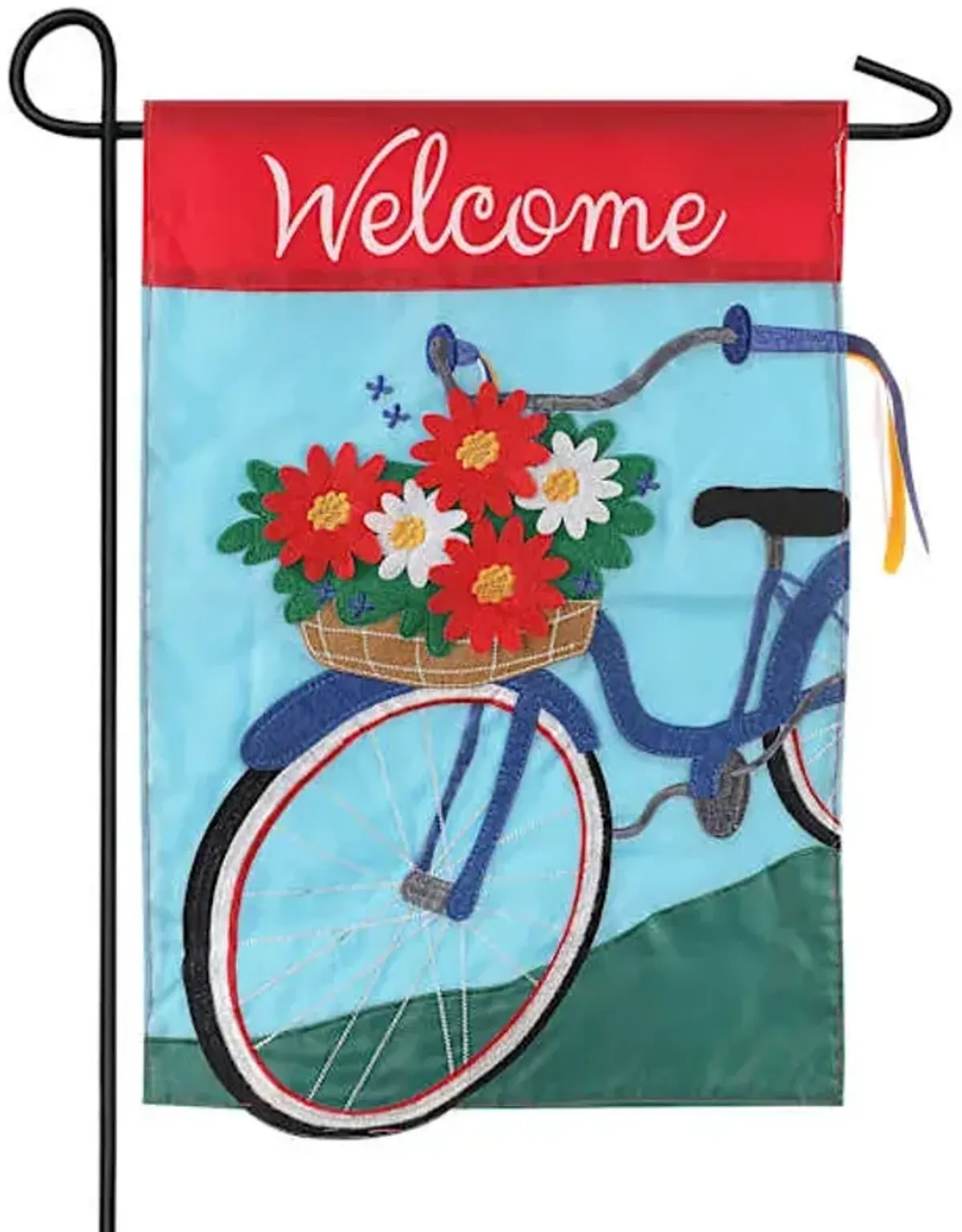 Summertime Bicycle Garden Flag, 18"