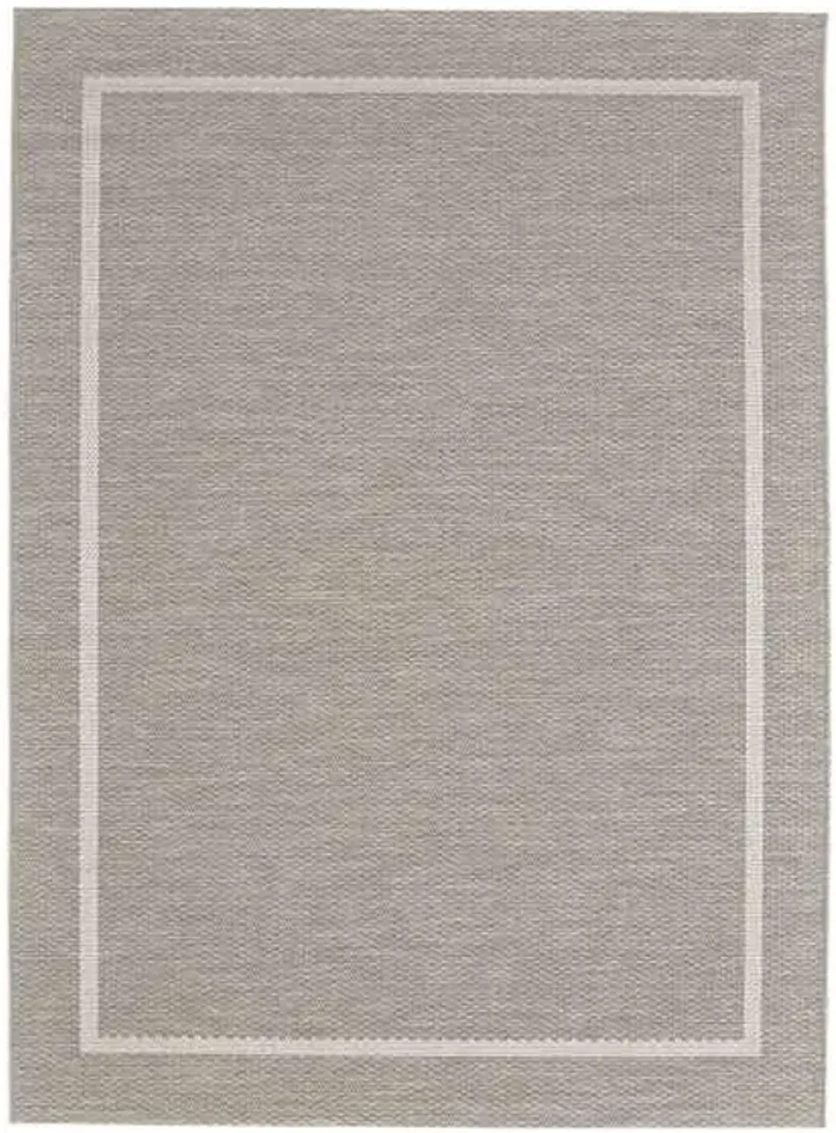 (E198) Honeybloom Prisma Ivory Border Indoor & Outdoor Accent Rug, 3x5