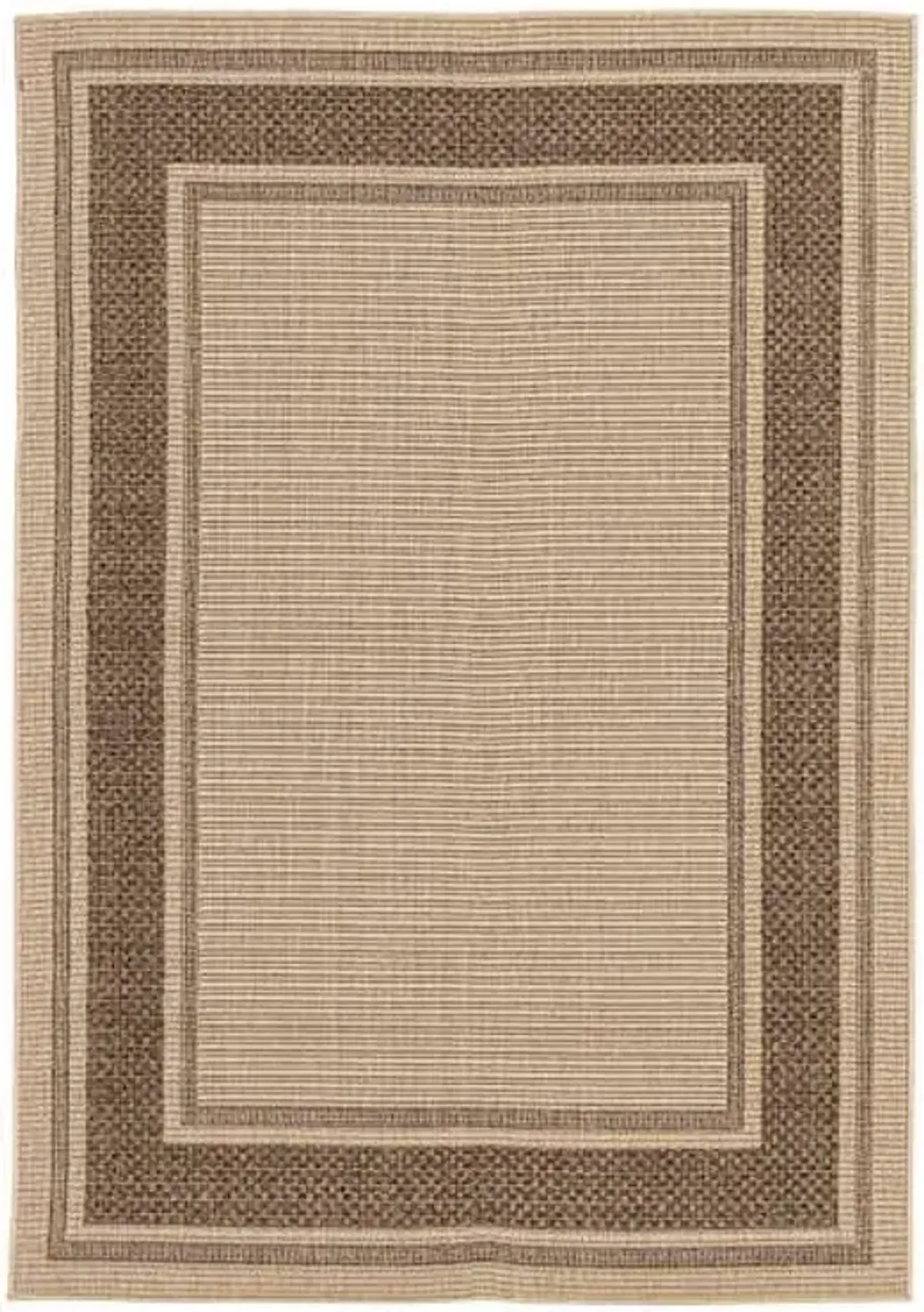 (E212) Santorini Cayden Natural Indoor & Outdoor Accent Rug, 2x4