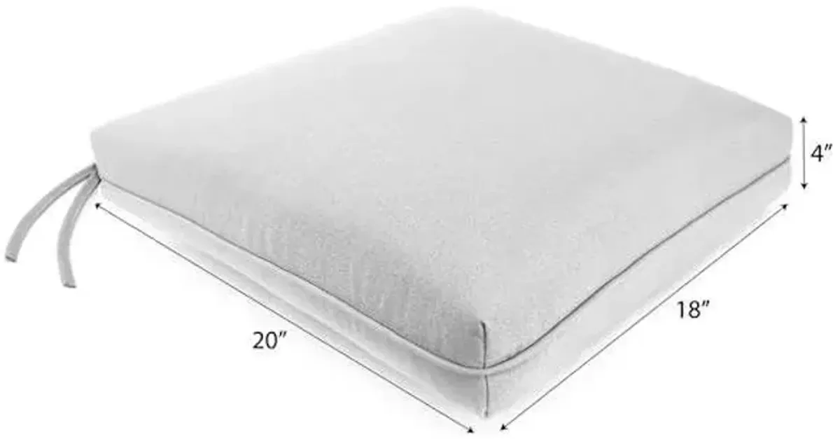 Crosby St. Sorvino Ash Premium Outdoor Seat Cushion