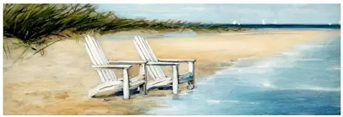 Water View II Canvas Wall Art, 36x12