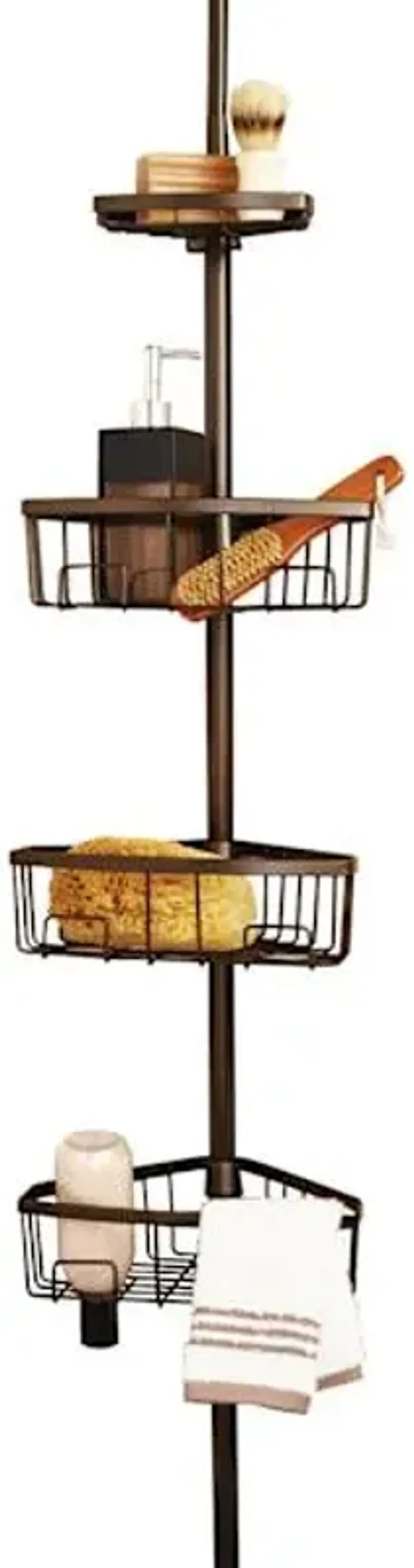 Bronze Metal Caddy, 25"